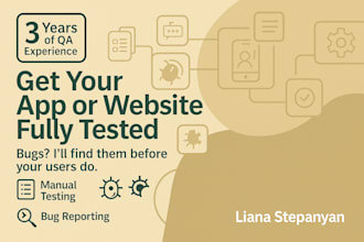 provide QA website testing  and mobile testing