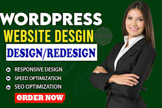 design, redesign, build, rebuild, clone, edit, fix or revamp wordpress website