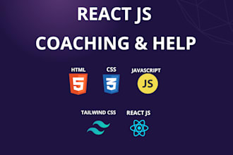 provide react js online coaching and help