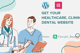 design clinic, dental, doctor, hospital, healthcare website