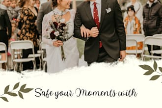 create your wedding website or wedding invitation website