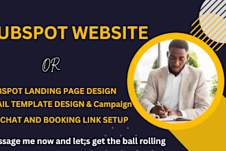 hubspot website , hubspot landing page , figma to hubspot