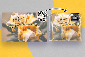 create albums, spotify and podcast unique cd covers