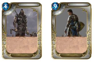 design card game art, board game, card game, box mockup, draw card templates