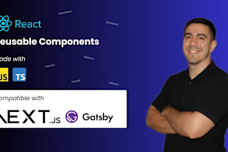 develop react reusable components