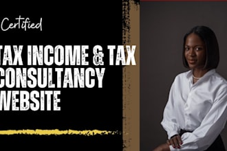build a tax website income tax website finance website tax consultancy website