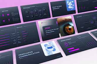 design a modern pitch deck powerpoint presentation design