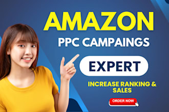 set up and manage amazon PPC campaign advertising ads