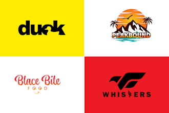 do 3 minimalist professional modern business logo design with copyrights