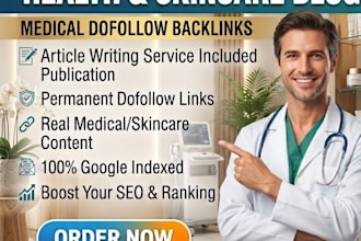 publish high da health guest post skincare blog medical dofollow backlinks