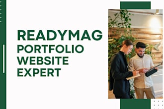 use readymag to design a professional portfolio website design