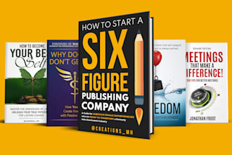 design professional KDP book cover or ebook cover