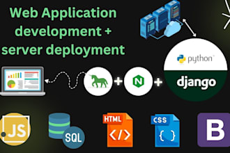 build and deploy your python django application