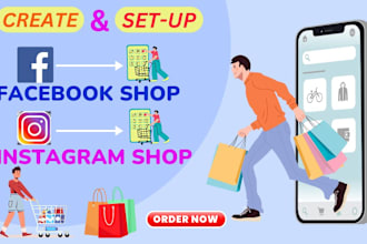 professional facebook and instagram shop creation