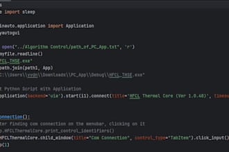 automate desktop application with pywinauto