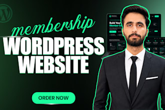 build wordpress membership website and subscription website