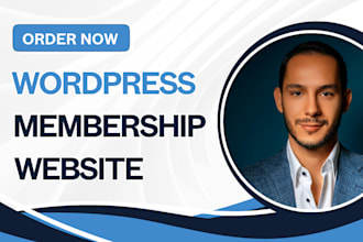 create a wordpress membership  or subscription website