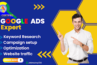 setup and manage google adwords and PPC campaign