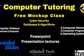 tutor computer science, cyber security, os, computer database and algo