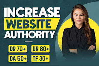 increase domain rating ahrefs DR domain authority moz da majestic tf