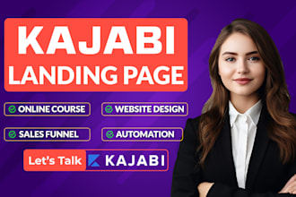 do kajabi website design, kajabi landing page or online course