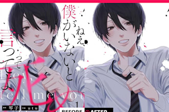 professionally clean and redraw your manga or manhwa with precision
