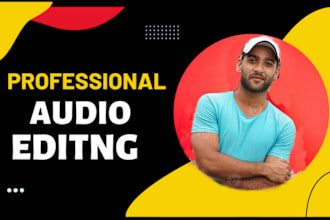 edit,mix,fix, clear, louder, master your audio