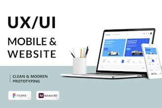 do website UX UI design or app UX UI design