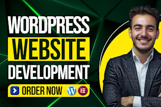 do wordpress website design, business website development, custom website