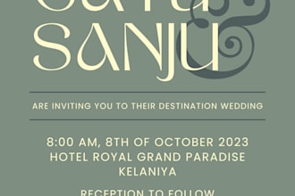 design unique printable invitation cards for any event
