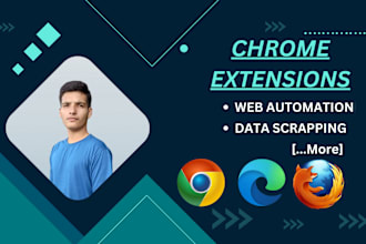 develop custom chrome extension or browser extension