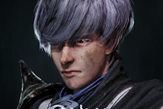 model 3d character for games and film