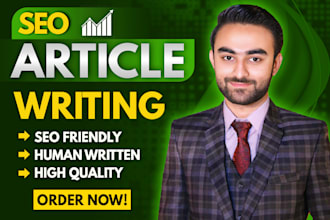 do content writing, article writing, be a perfect writer seo