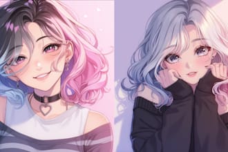 draw custom oc vrchat avatar, furry nsfw, fursona, realistic sfw, anime manga