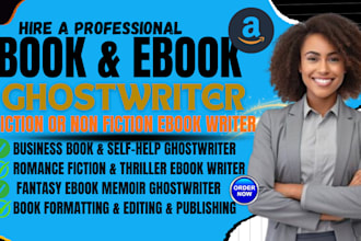 ghostwrite fiction ebook ghost writer non fiction ebook writer professionally