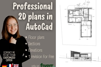 draw professional architectural plans in autocad