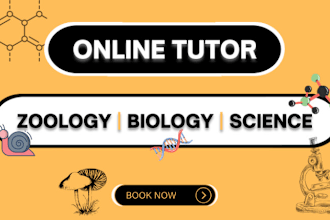 be your online science and biology tutor for all grades