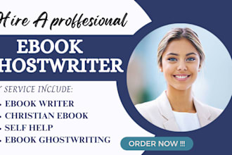 ghostwrite christian ebook self help book ghostwriter ebook writer ghostwriting