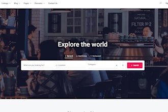 develop a feature rich directory website with directorist