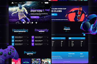 develop tournament website, esport tennis cricket football website sport app