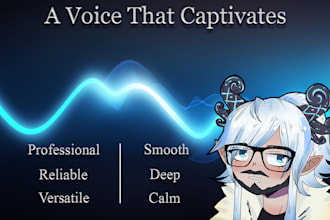 breathe life into your projects with a warm deep male voiceover
