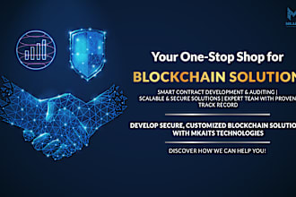 create a token, launchpad, dex , dapp on blockchain
