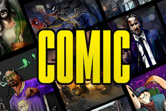 do comics pages, storyboards, bw and colorfull