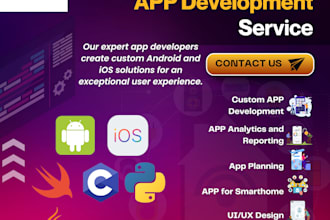 implement mobile app development for ios app and android app