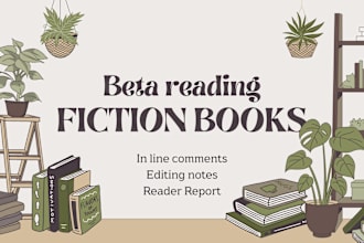 beta read your manuscript and provide detailed feedback and developmental edits