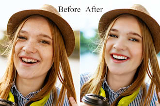 skin, beauty, portrait, headshot photo editing retouching