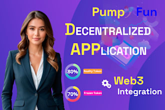 integrate web3 and develop dapp like pump fun on evm solana tron ton