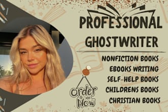 ghostwrite nonfiction ebooks self help ebooks christian ebooks writer amazon kdp