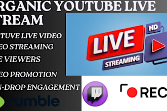 do youtube live stream promotion organic live streaming to gain live viewers