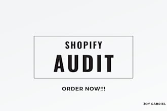 audit and review your shopify store website to increase your store cro